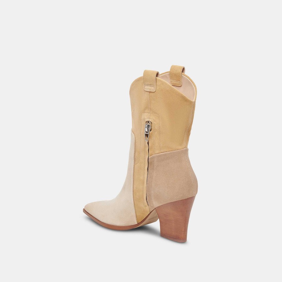 Boots And Boots DOLCE VITA | Ragen Taupe Multi Suede Boots