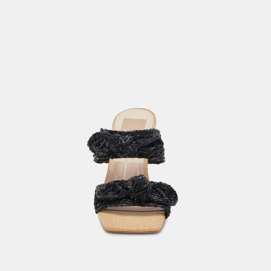 Jump DOLCE VITA | Niyah Onyx Raffia Heels