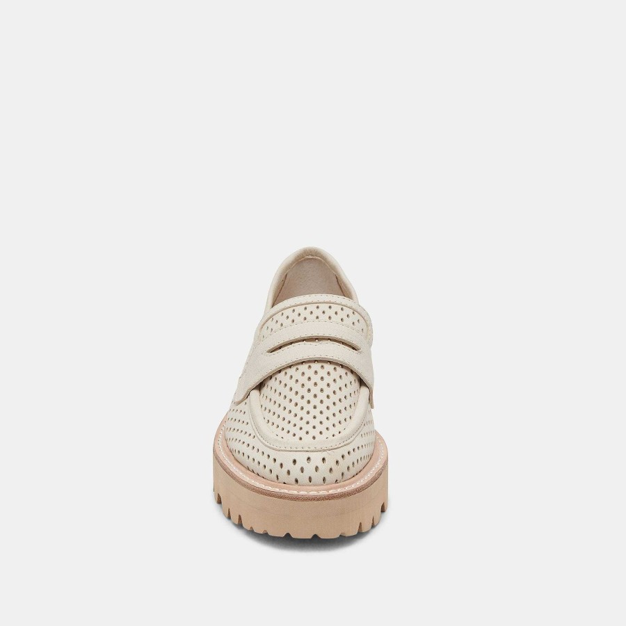 Sneakers And Moccasins DOLCE VITA | Malila Ivory Nubuck Loafers