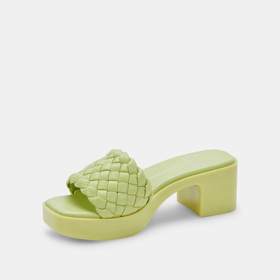 Jump DOLCE VITA | Stella Light Green Goldy Sandals