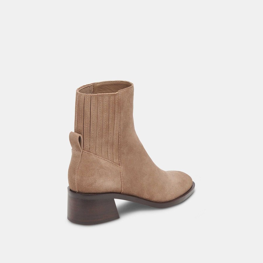 Boots And Boots DOLCE VITA | Linny H2O Truffle Suede Wide Boots