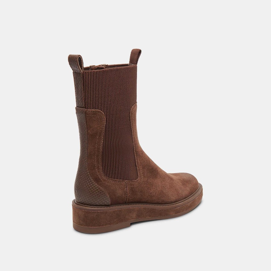 Boots And Boots DOLCE VITA | Elyse H2O Suede Cocoa Boots