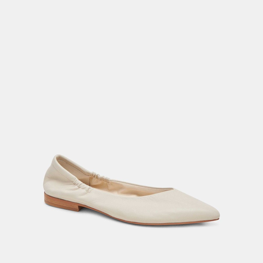 Sneakers And Moccasins DOLCE VITA | Nadav Ballet Ivory Leather Flats