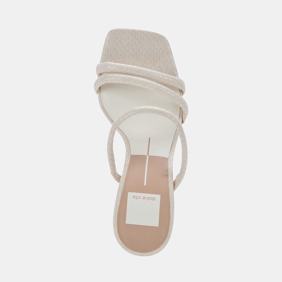 Jump DOLCE VITA | Fort Heels Ivory Embossed Stella