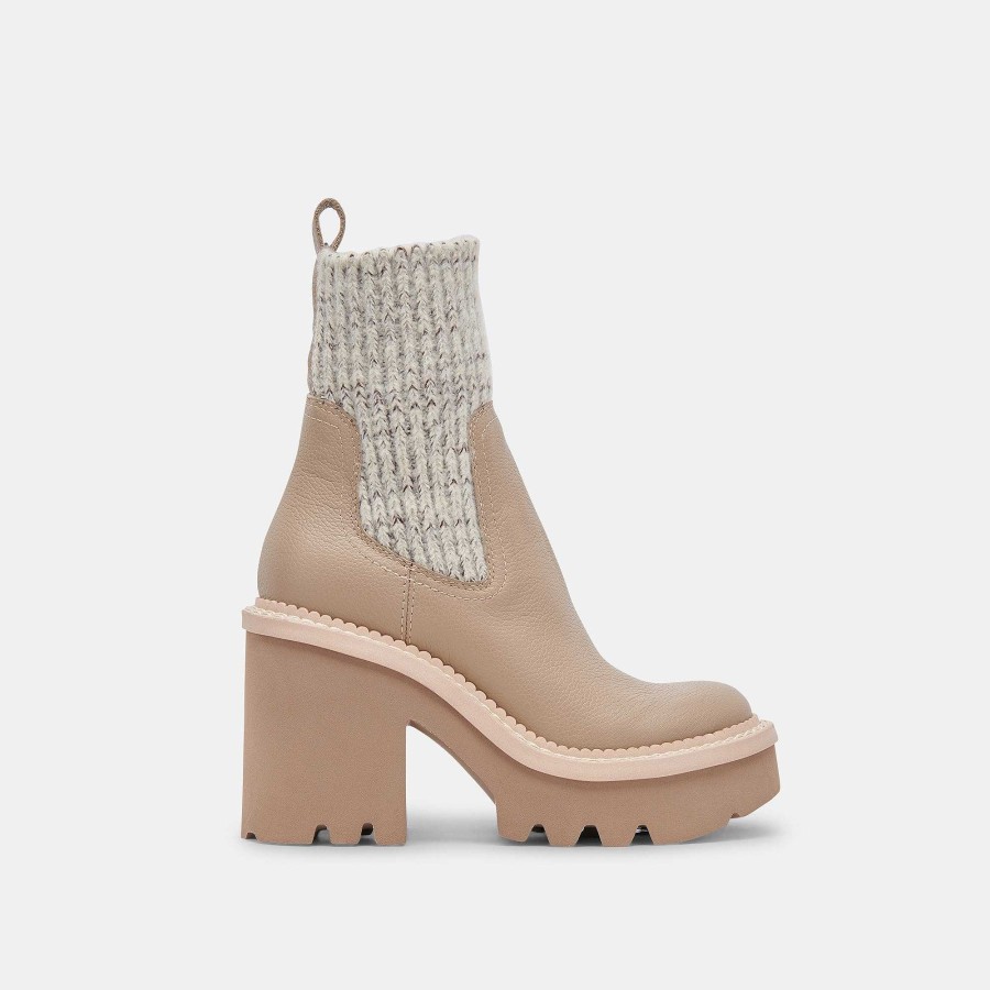 Boots And Boots DOLCE VITA | Drago Taupe Leather Boots