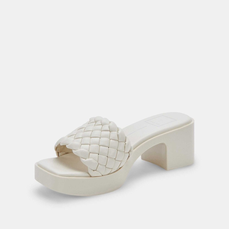 Jump DOLCE VITA | Stella Ivory Golden Sandals