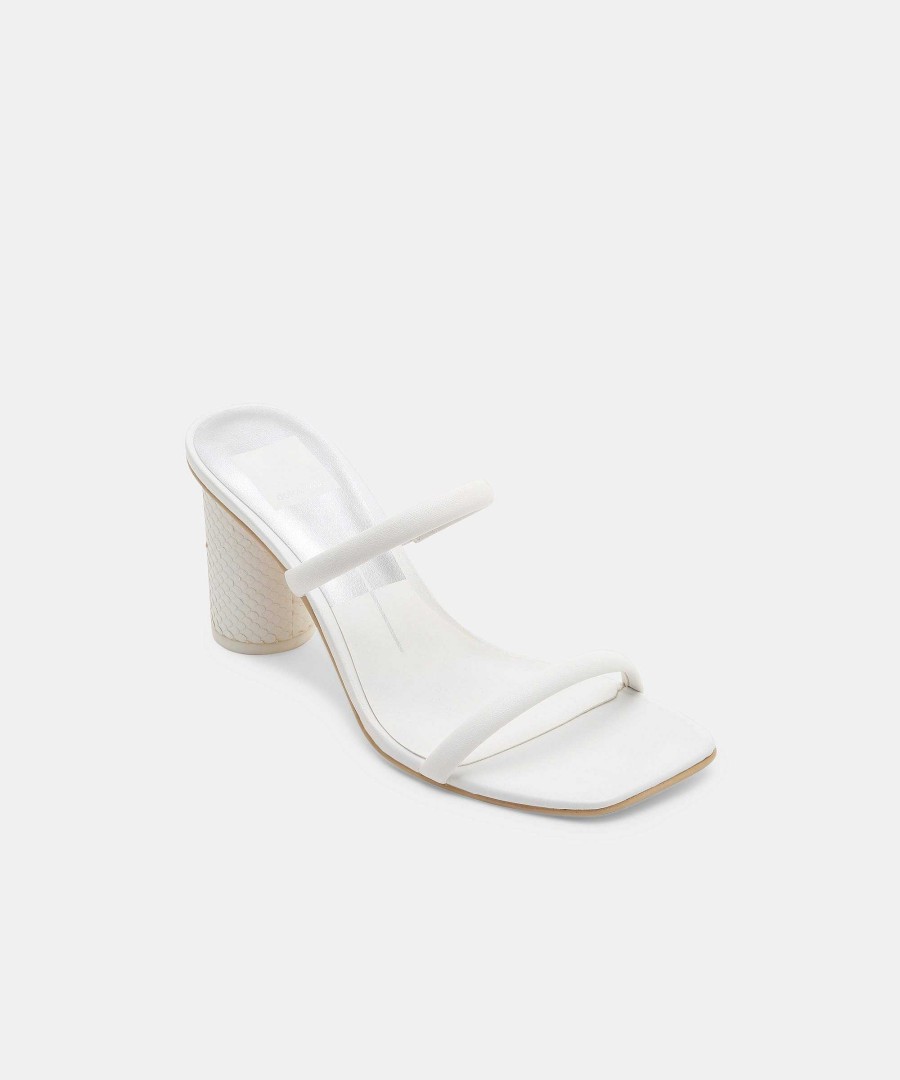 Jump DOLCE VITA | Noles White Leather Heels