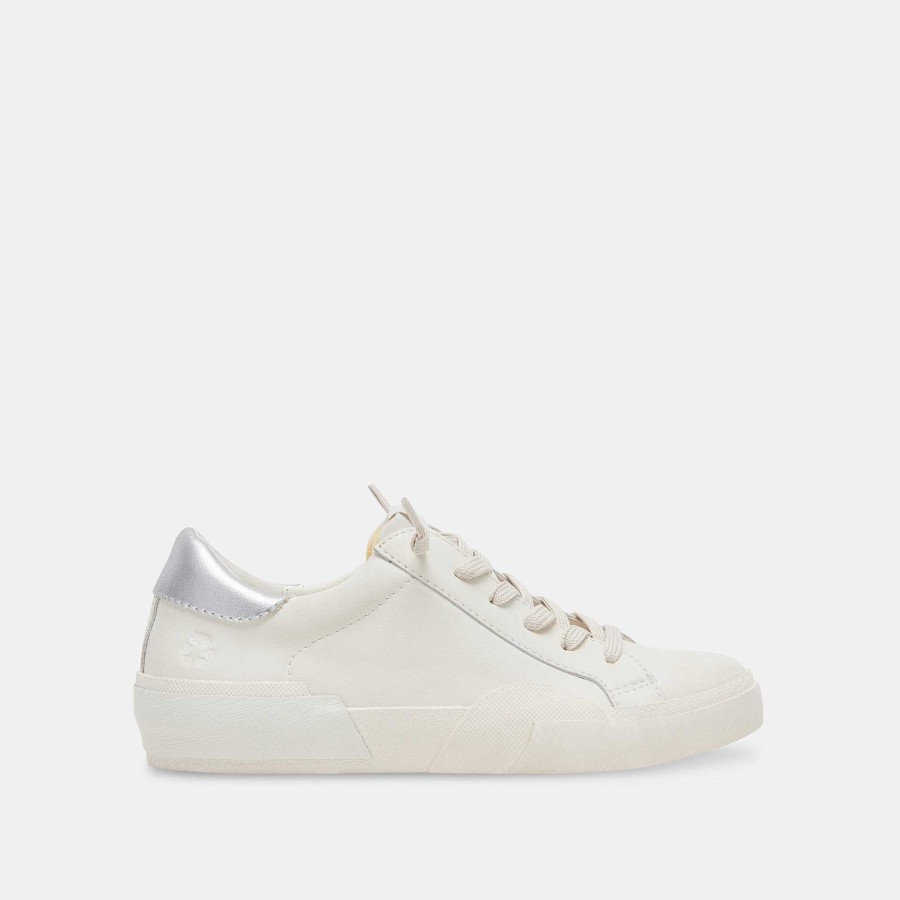 Tennis DOLCE VITA | Zina Foam 360 Sneakers White Silver Recycled Leather