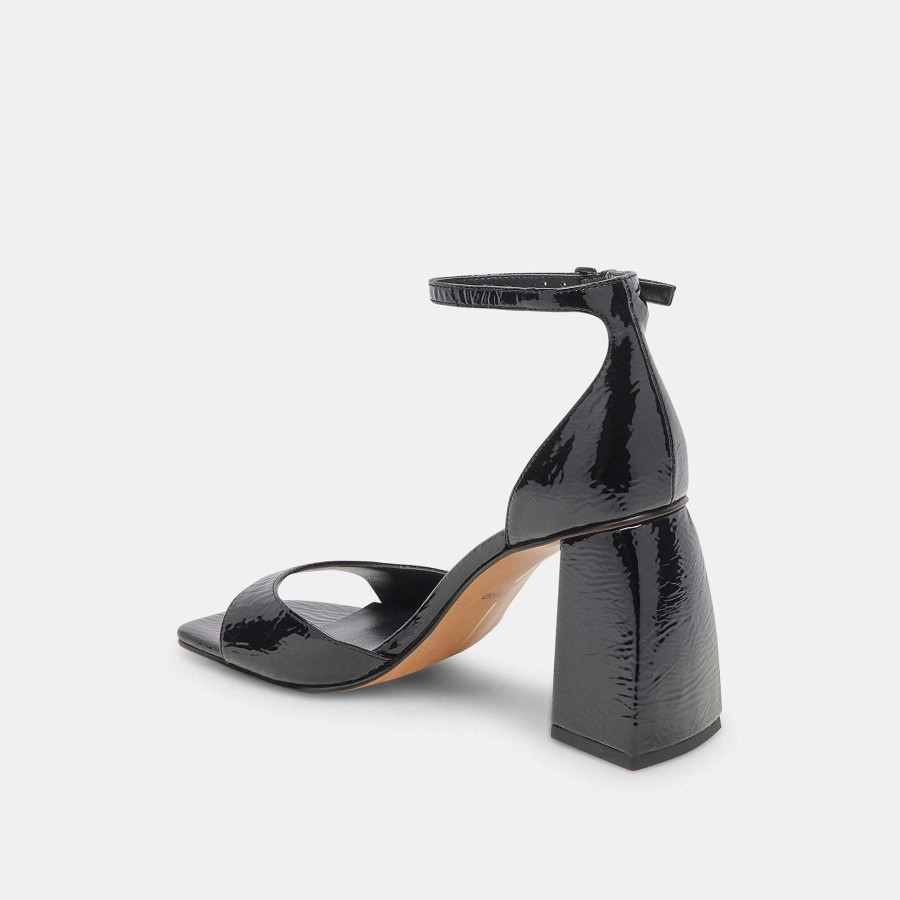 Jump DOLCE VITA | Patent Janey Heels Midnight Crinkle