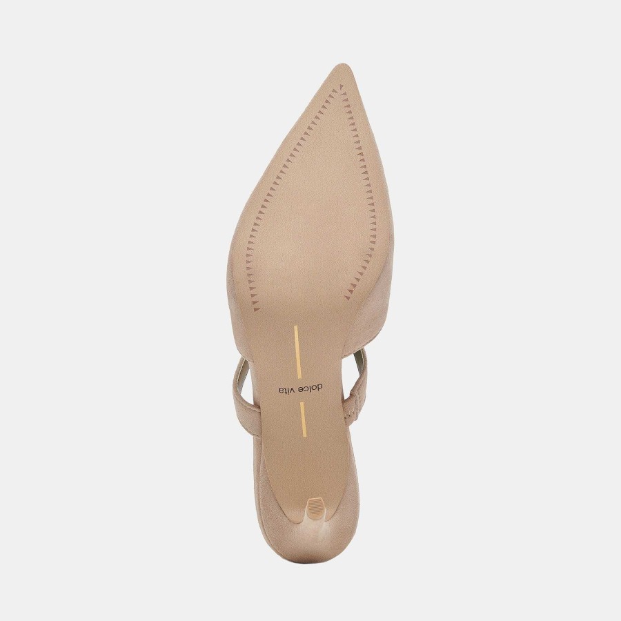 Jump DOLCE VITA | Kanika Taupe Suede Heels