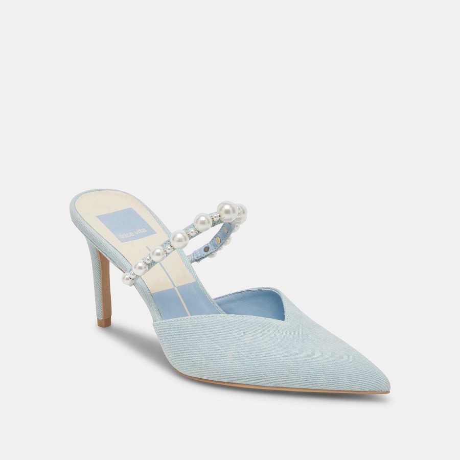 Jump DOLCE VITA | Kanika Pearl Heels Light Blue