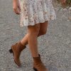 Boots And Boots DOLCE VITA | Linny H2O Brown Suede Wide Boots