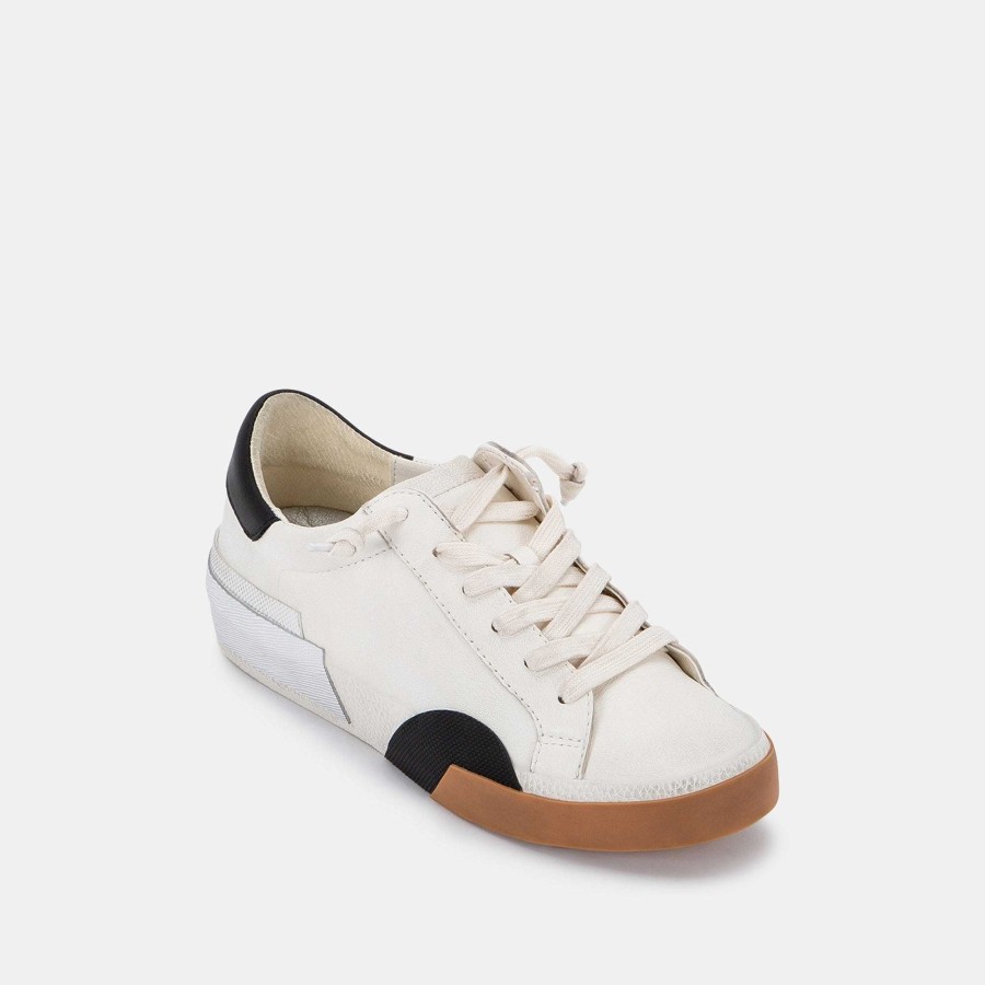 Tennis DOLCE VITA | Zina White Black Leather Sneakers