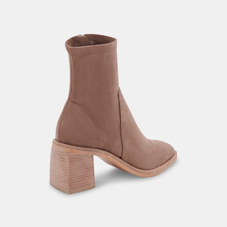 Boots And Boots DOLCE VITA | Indiga Truffle Stella Suede Booties