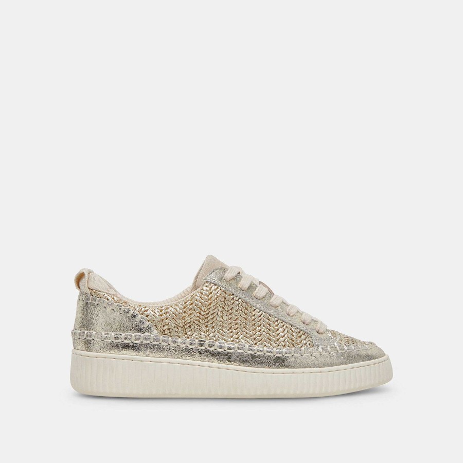 Tennis DOLCE VITA | Nicona Gold Fabric Sneakers