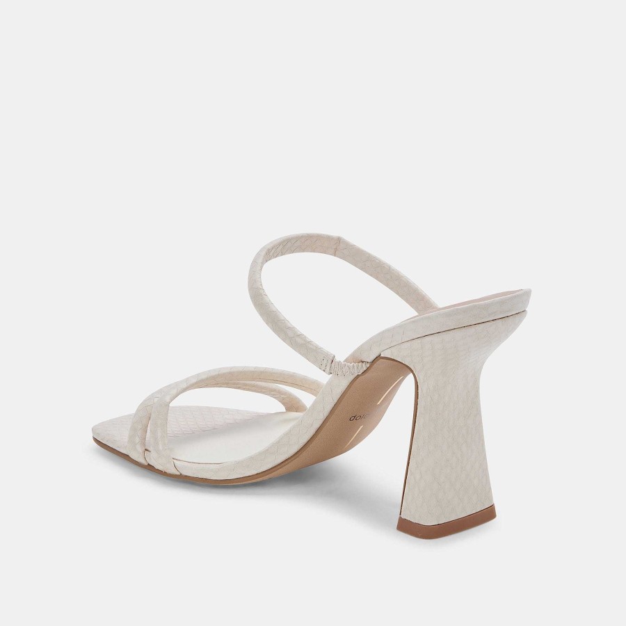 Jump DOLCE VITA | Fort Heels Ivory Embossed Stella