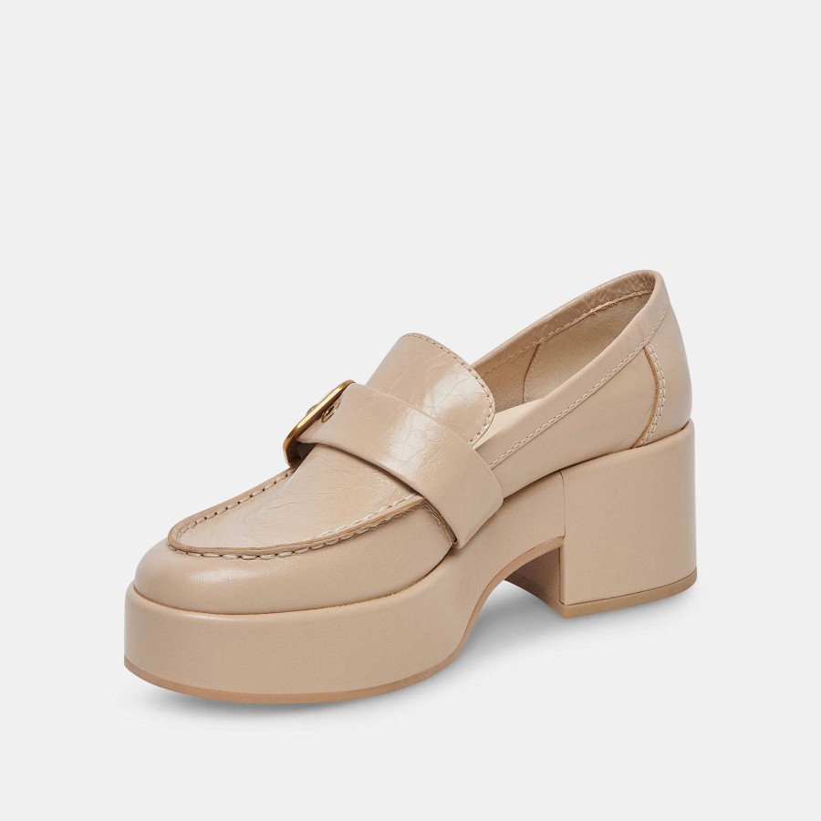 Sneakers And Moccasins DOLCE VITA | Patent Yonder Loafers Sesame Crinkle