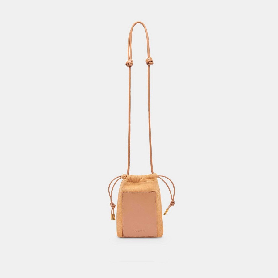 Scholarships DOLCE VITA | Evie Rusty Oak Suede Crossbody Bag