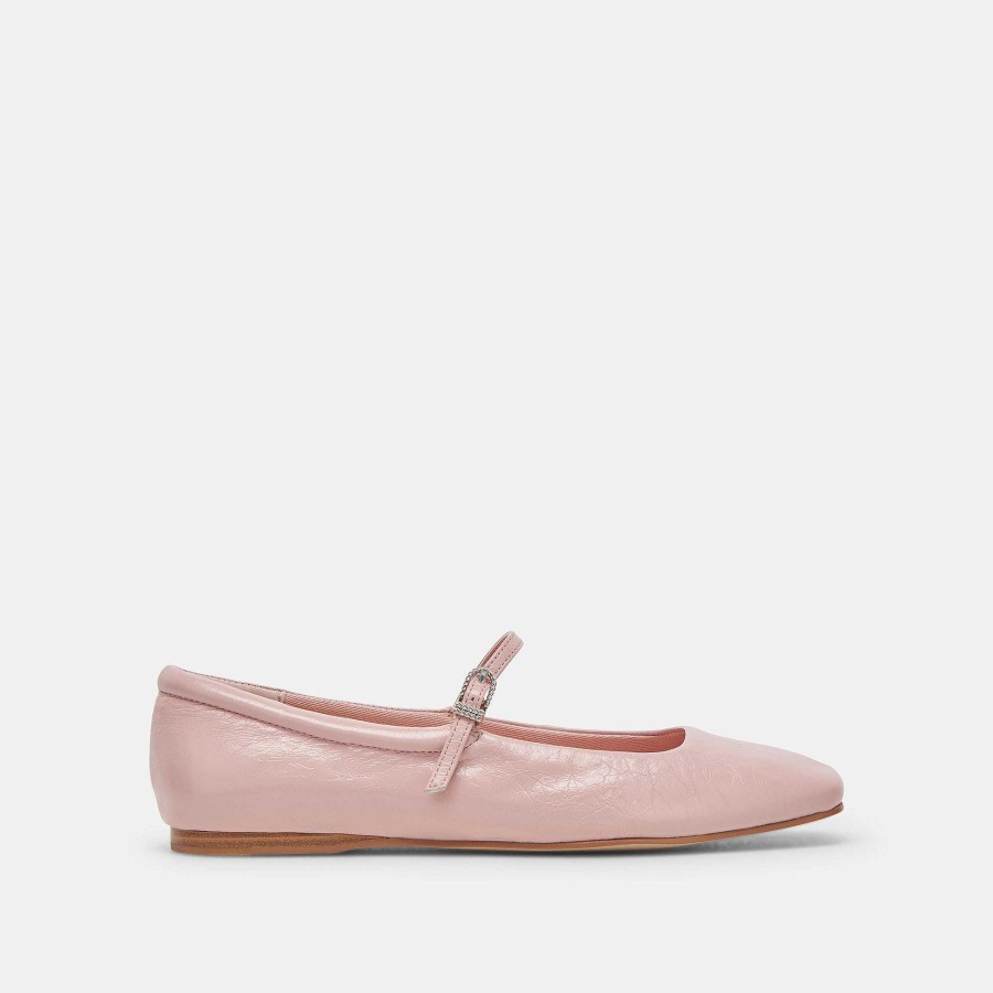 Sneakers And Moccasins DOLCE VITA | Reyes Ballet Flats Pink Varnished