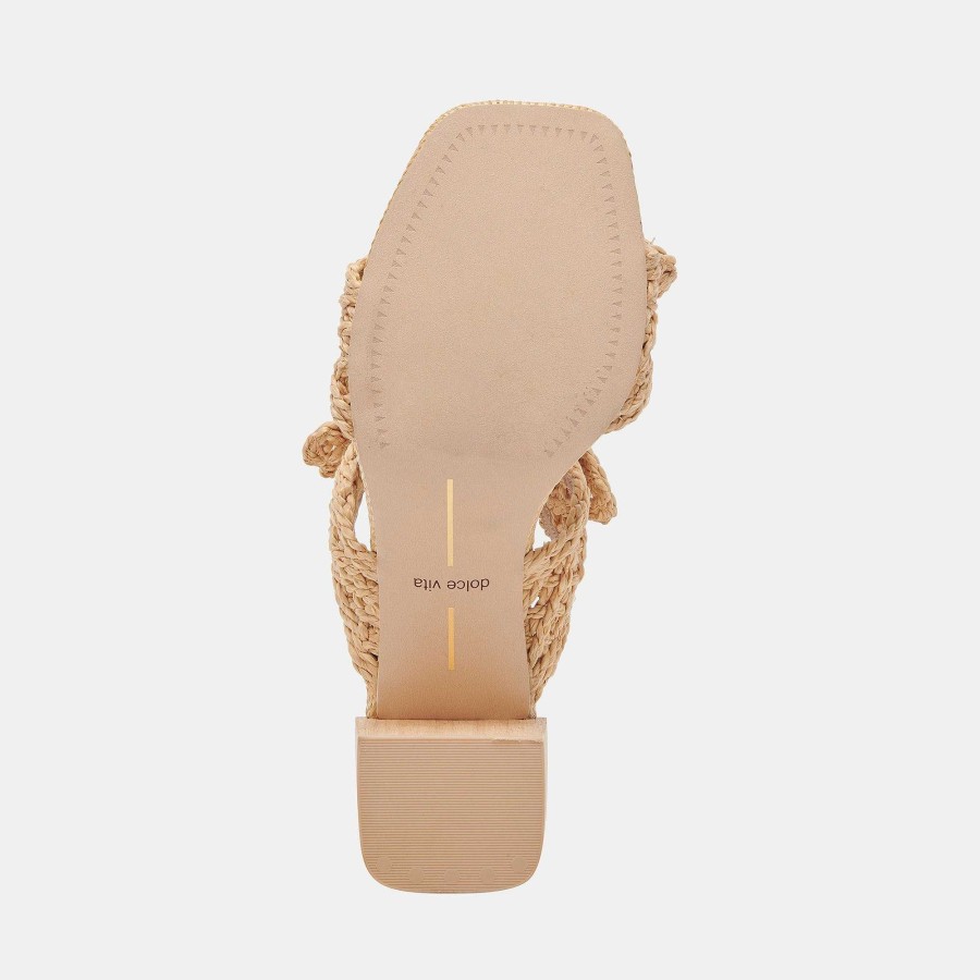 Jump DOLCE VITA | Zemmie Lt Natural Raffia Sandals