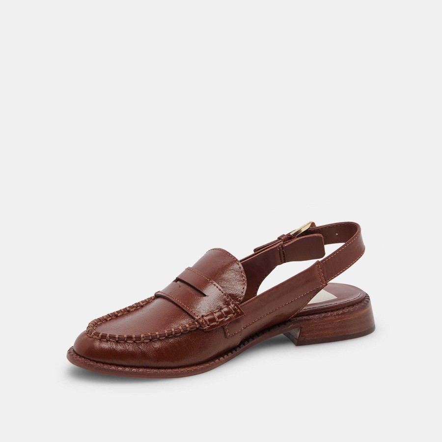 Sneakers And Moccasins DOLCE VITA | Hardi Brown Patent Leather Loafers