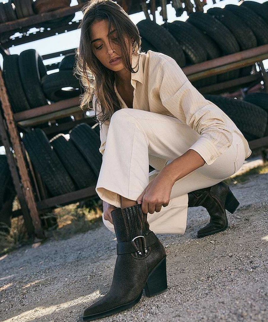 Boots And Boots DOLCE VITA | Bounty Espresso Aged Leather Boots