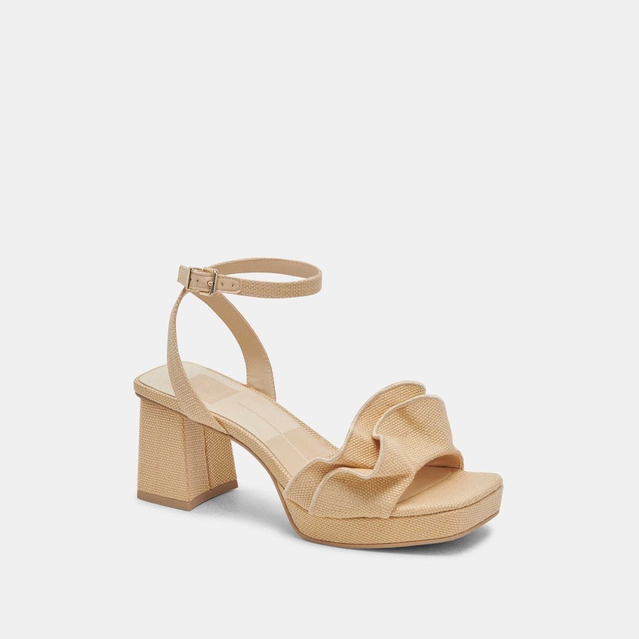 Jump DOLCE VITA | Cheer Heels Lt Natural Raffia