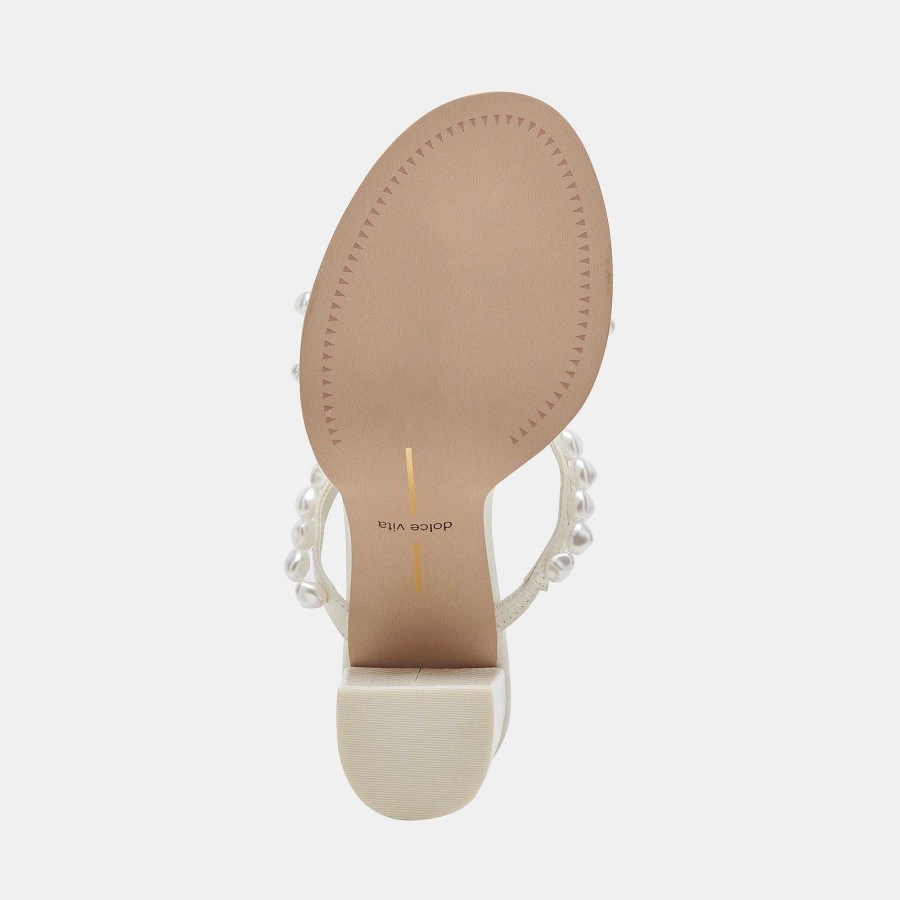 Jump DOLCE VITA | Barrit Pearl Heel Vanilla Pearls