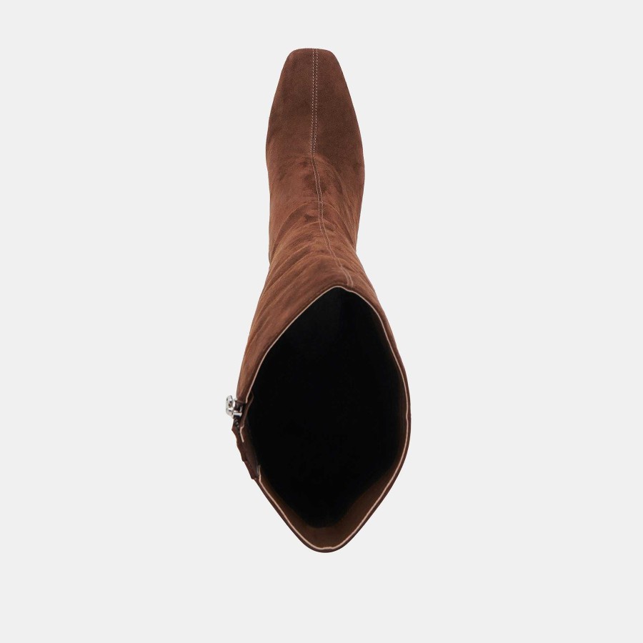 Boots And Boots DOLCE VITA | Gyra Dk Suede Boots Brown