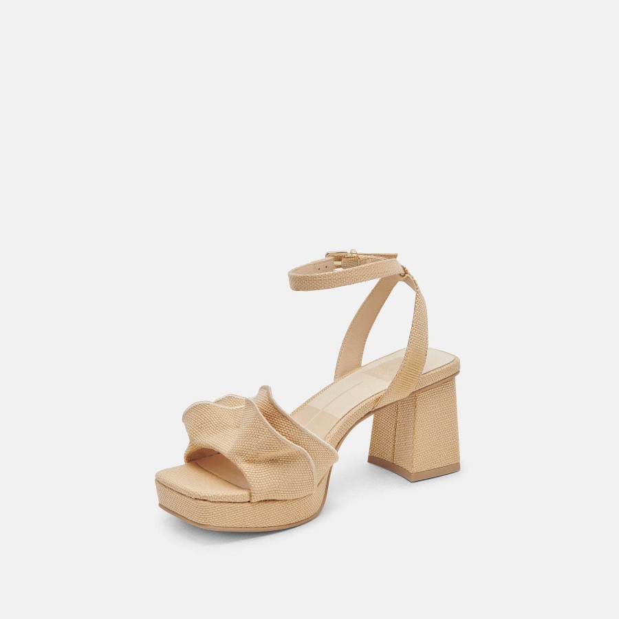 Jump DOLCE VITA | Cheer Heels Lt Natural Raffia