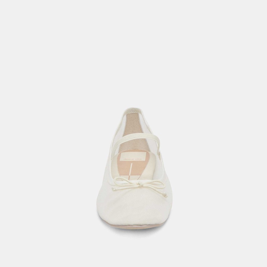 Sneakers And Moccasins DOLCE VITA | Cadel Ivory Mesh Sneakers