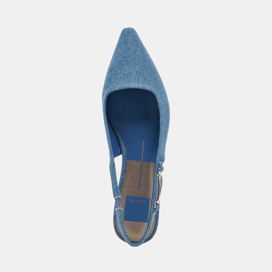 Sneakers And Moccasins DOLCE VITA | Elley Blue Jeans Sneakers