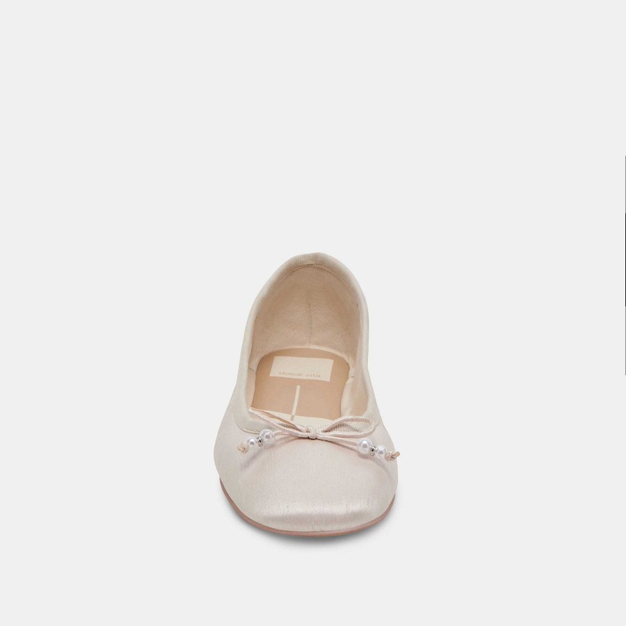 Sneakers And Moccasins DOLCE VITA | Cacy Pearl Vanilla Pearl Sneakers