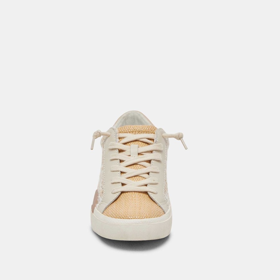 Tennis DOLCE VITA | Zina Beige Multi Fabric Sneakers