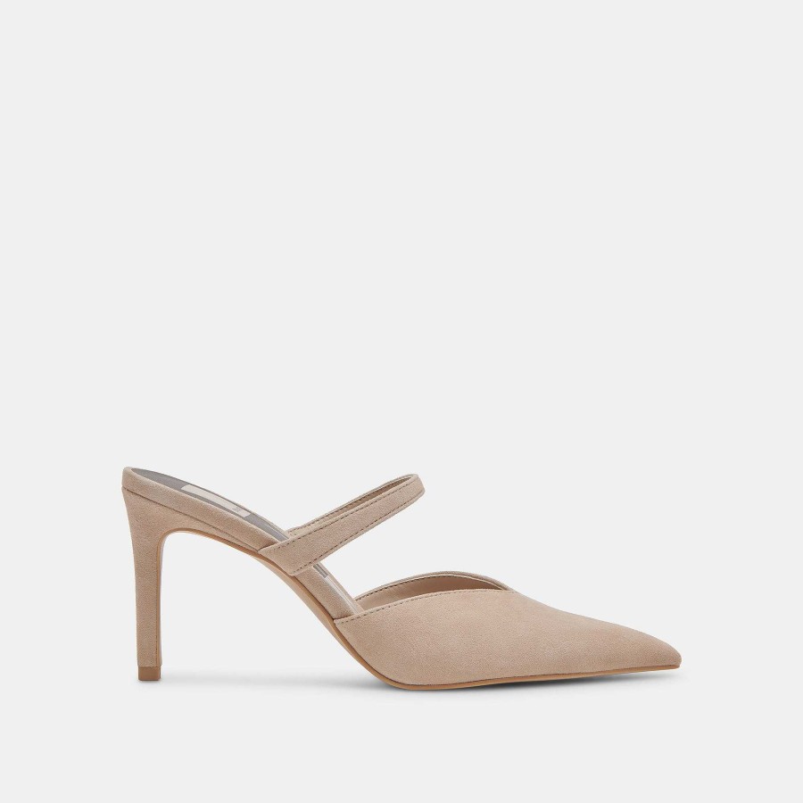 Jump DOLCE VITA | Kanika Taupe Suede Heels