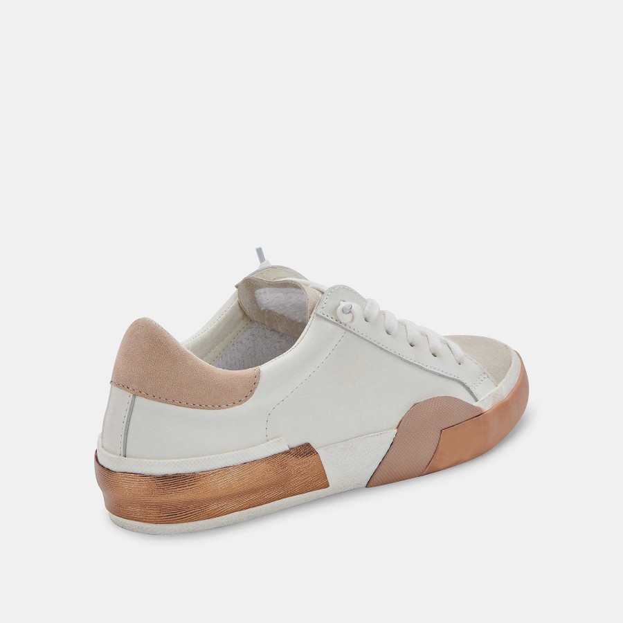 Tennis DOLCE VITA | Zina White Brown Sneakers