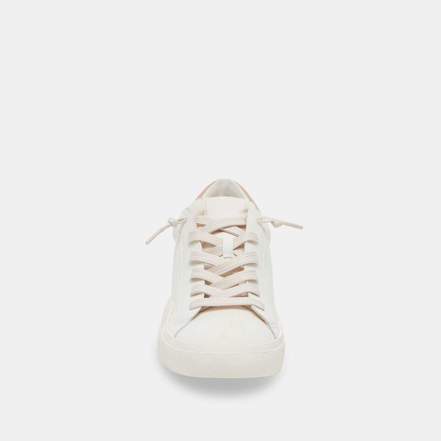 Tennis DOLCE VITA | Zina Foam 360 White Dune Recycled Leather Sneakers