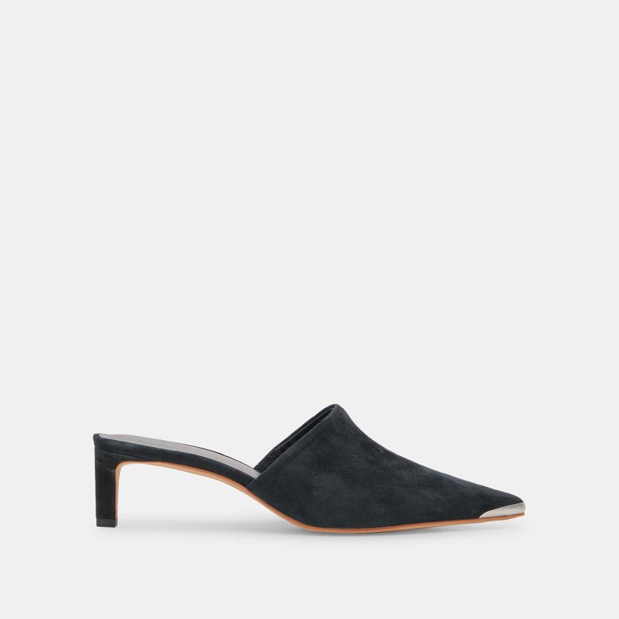 Jump DOLCE VITA | Lexy Onyx Suede Heels