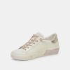 Tennis DOLCE VITA | Zina Plush White Sliced Leather Sneakers