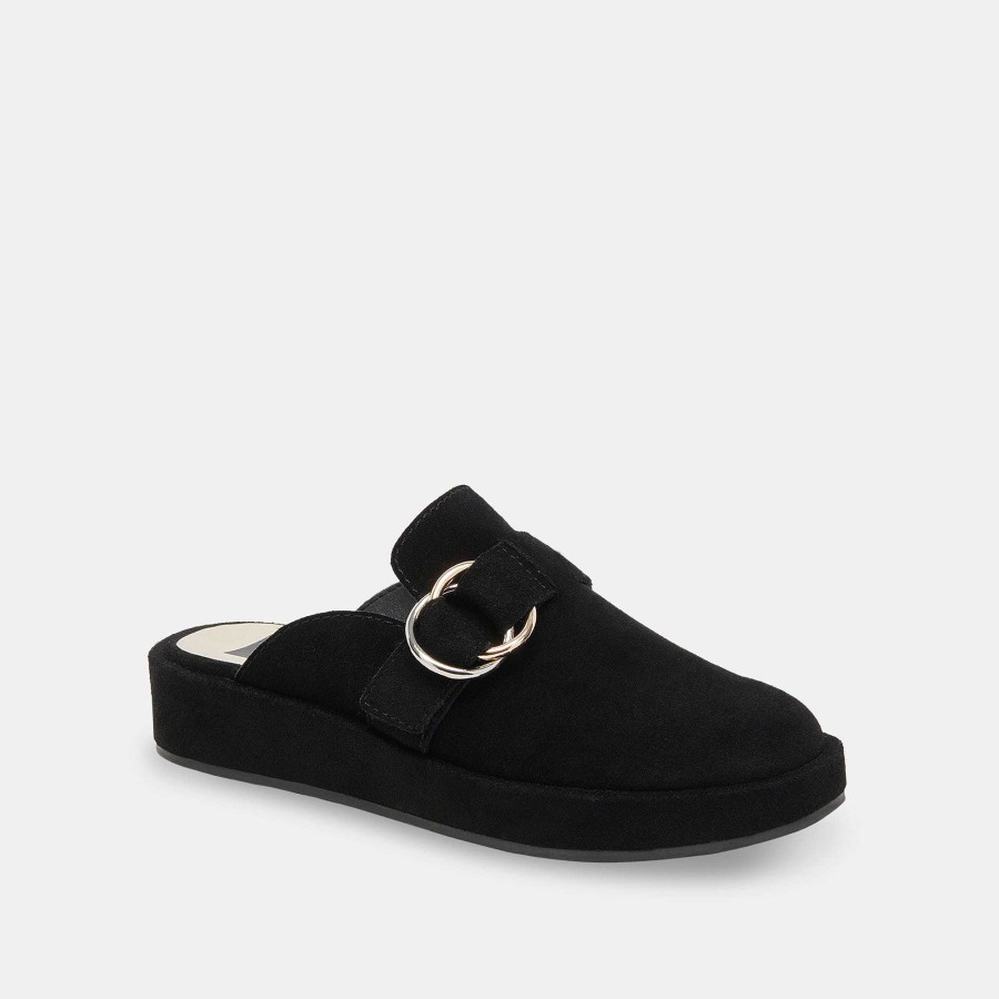 Sneakers And Moccasins DOLCE VITA | Astor Flats Onyx Suede