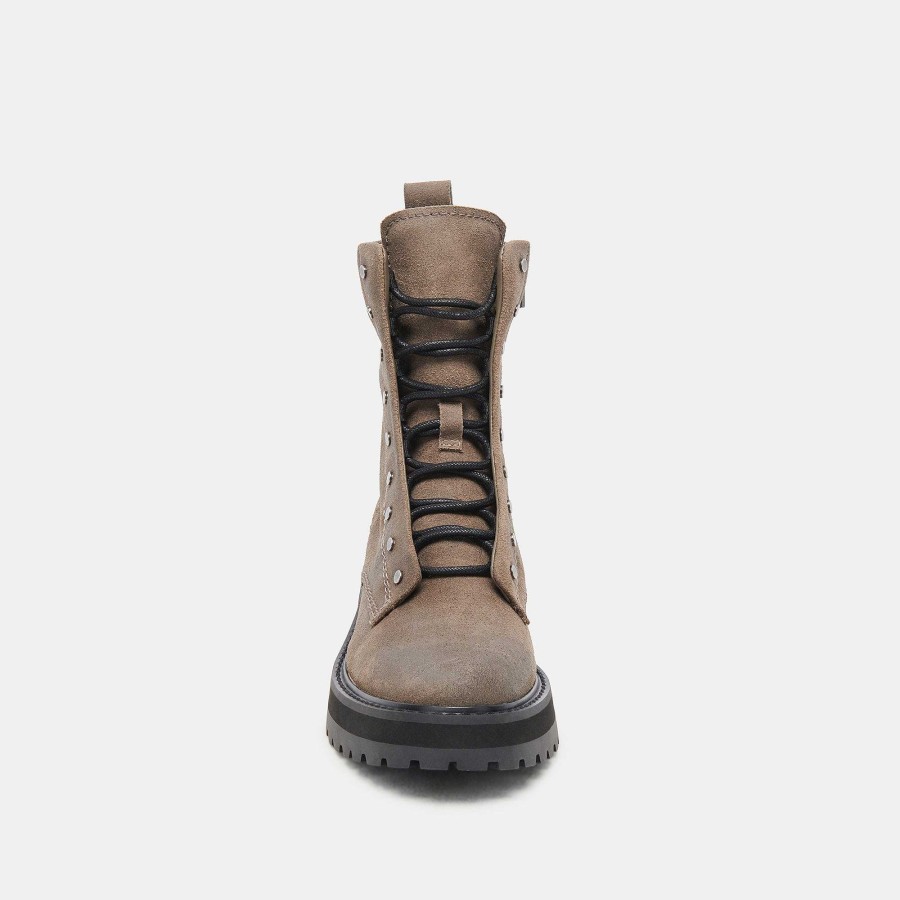 Boots And Boots DOLCE VITA | Ranier Olive Green Suede Boots