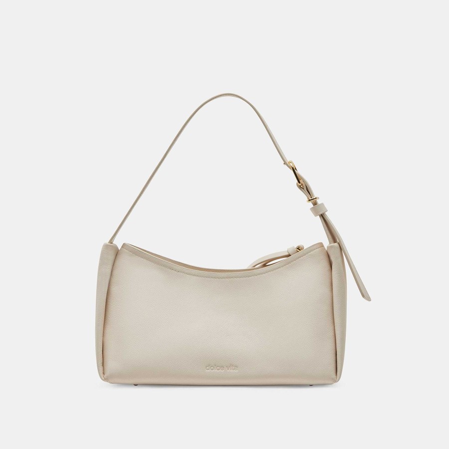 Scholarships DOLCE VITA | Audri Ivory Leather Shoulder Bag : Newdolcey