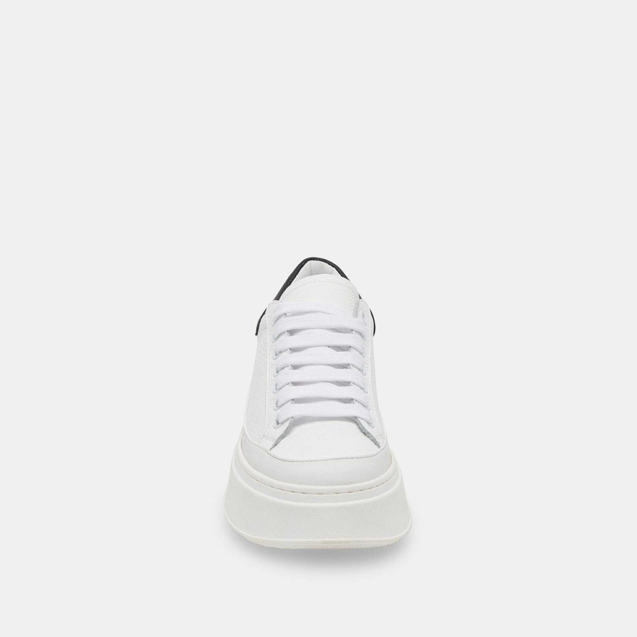 Tennis DOLCE VITA | Wyett White Black Leather Sneakers