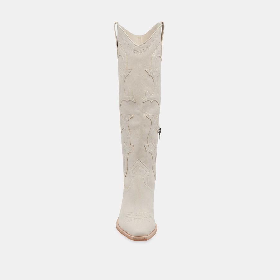 Boots And Boots DOLCE VITA | Samare Ivory Nubuck Boots