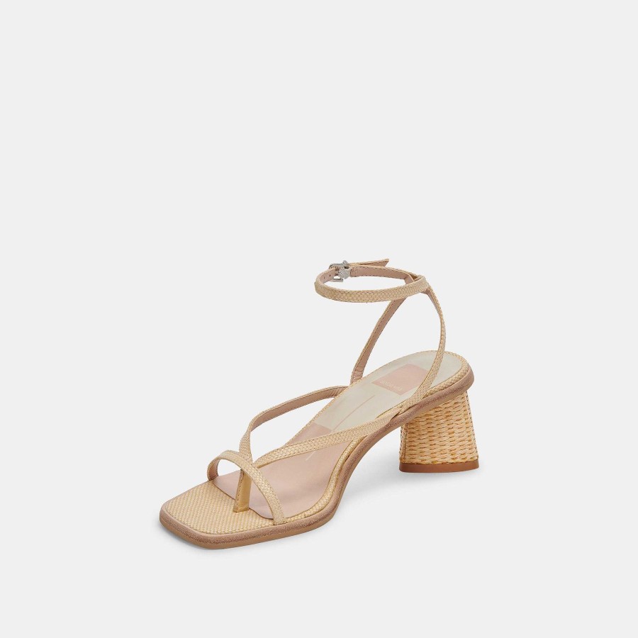 Jump DOLCE VITA | Banita Lt Natural Raffia Sandals