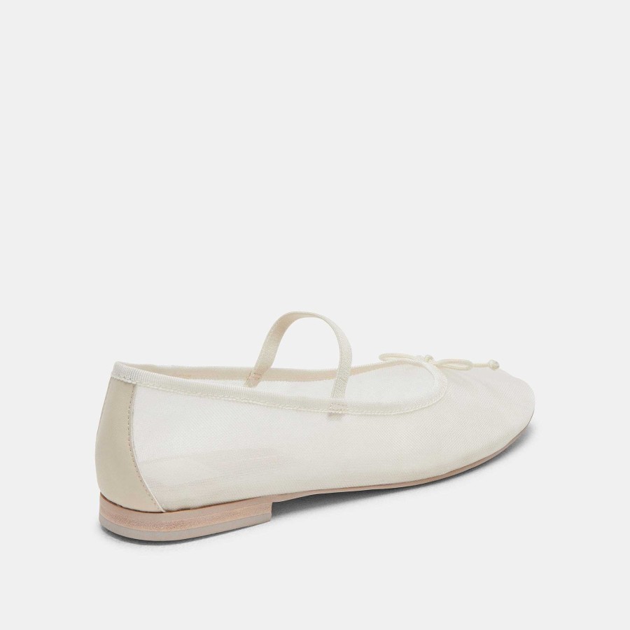 Sneakers And Moccasins DOLCE VITA | Cadel Ivory Mesh Sneakers