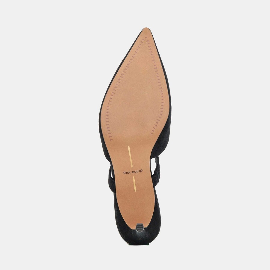 Jump DOLCE VITA | Kanika Onyx Suede Heels