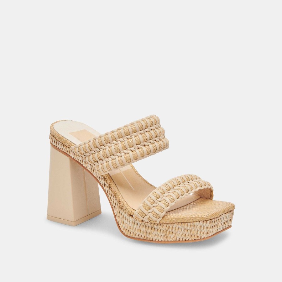 Jump DOLCE VITA | Alfred Heels Lt Natural Raffia