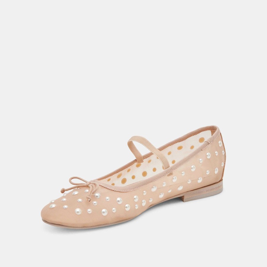 Sneakers And Moccasins DOLCE VITA | Cadel Pearl Ballet Flats Blush Mesh