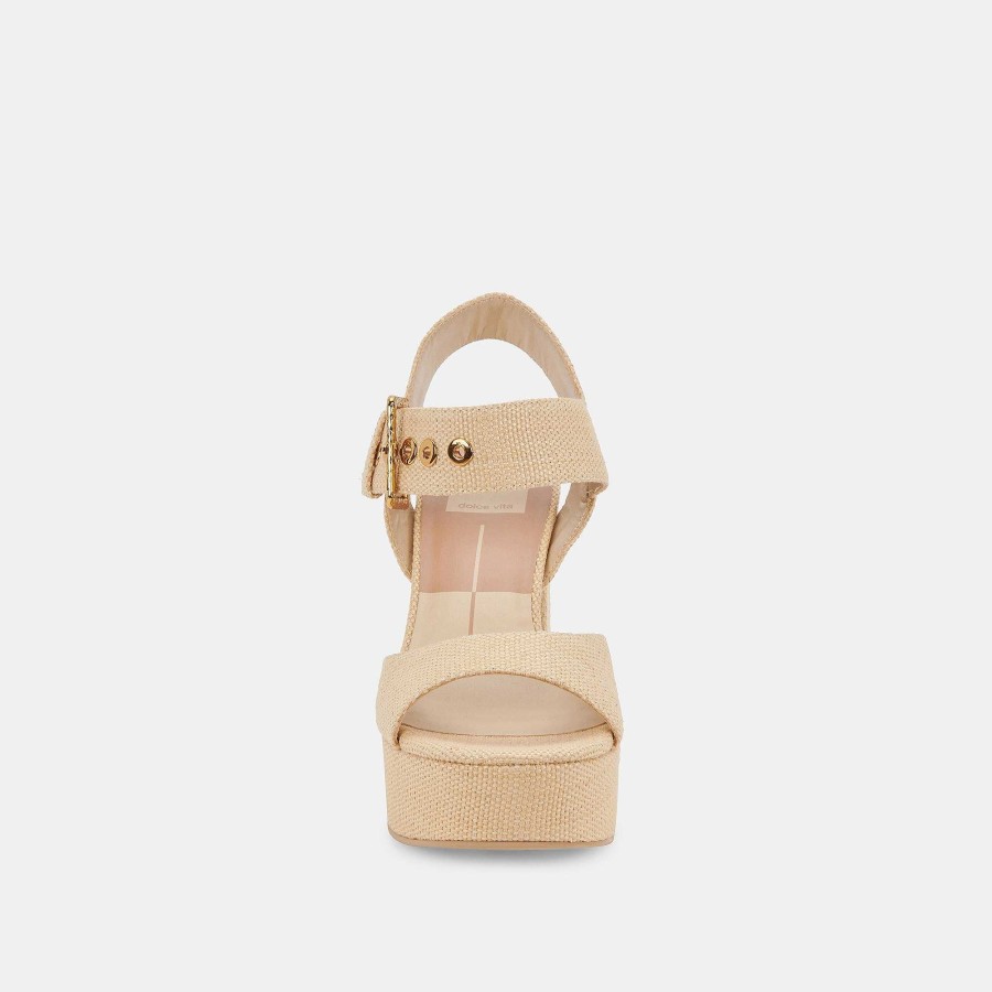 Jump DOLCE VITA | Bobby Heels Natural Raffia